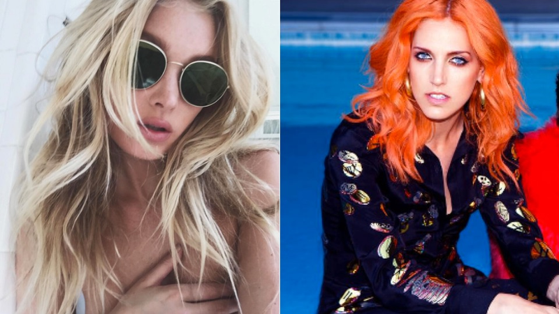 Images from Instagram: model Elsa Hosk and Lizzy Plapinger of MS MR, both in Suite Caroline jobs
